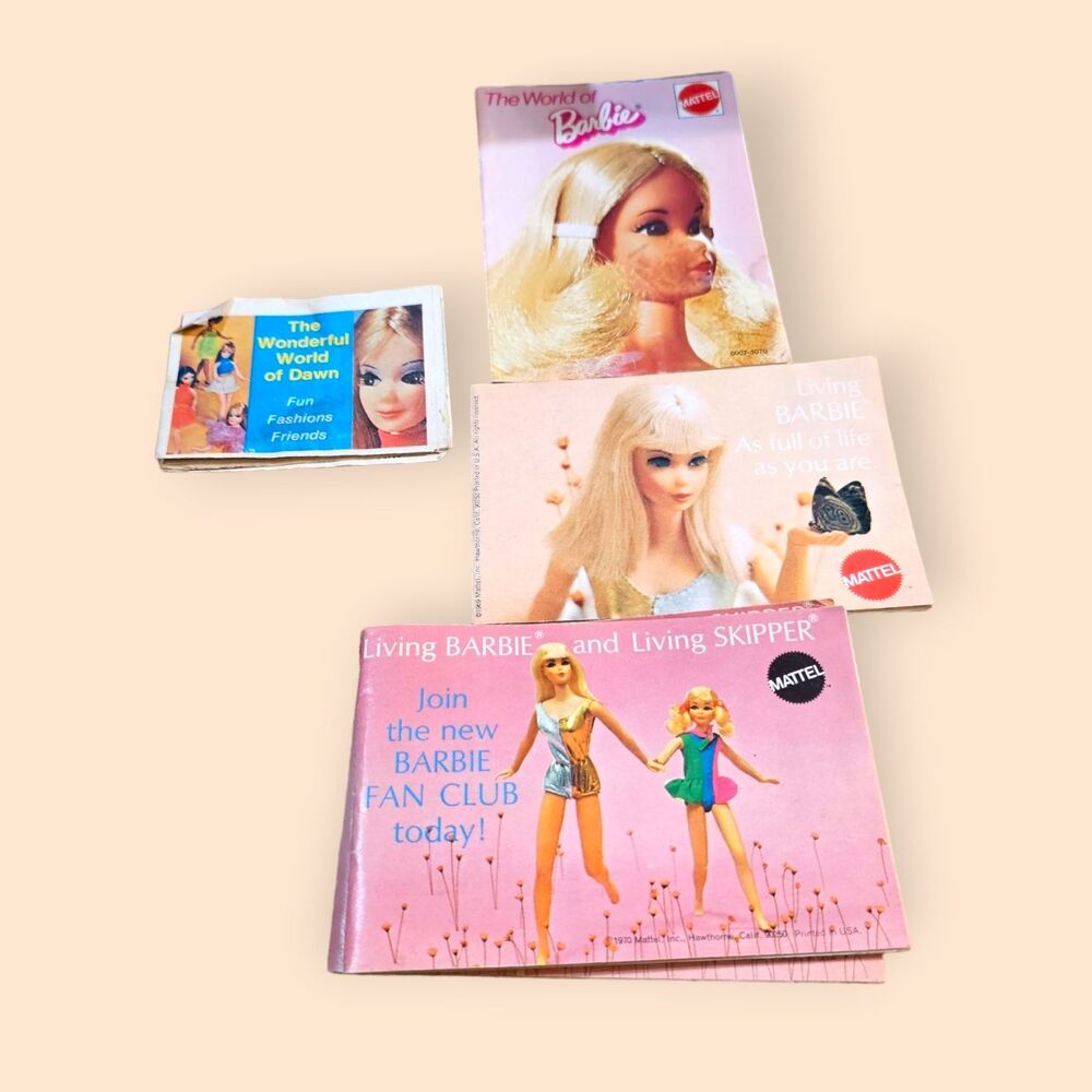 Lot of Vtg Barbie ads